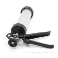 Type de saucisse Glue Caulking Gun Aluminium Tube